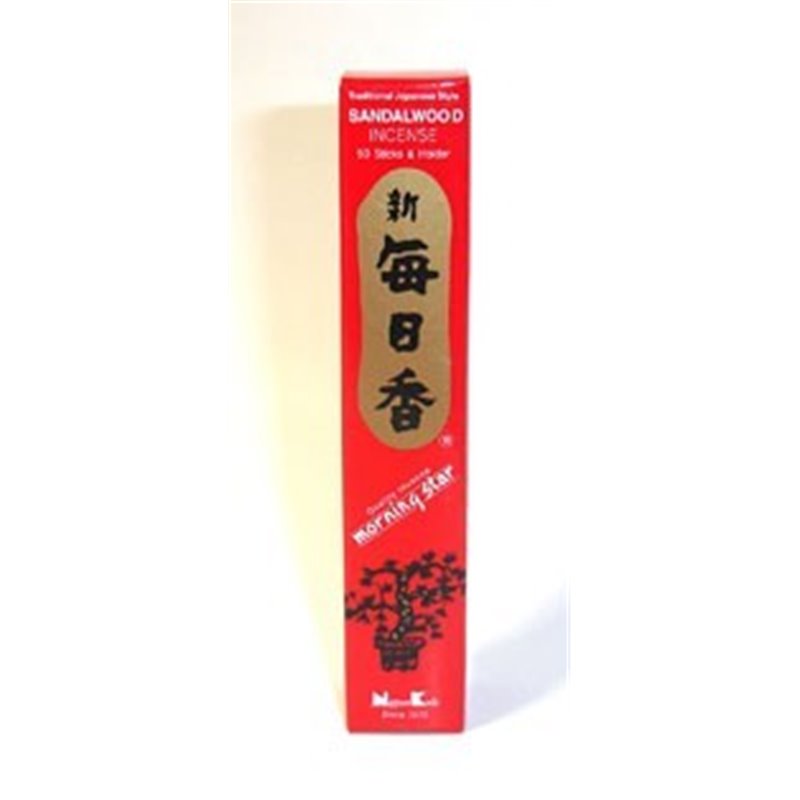 INCIENSO SANDALO 50 BARRITAS DE MORNING STAR