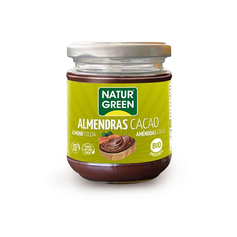 CREMA DE ALMENDRAS CACAO 200 GR DE NATURGREEN