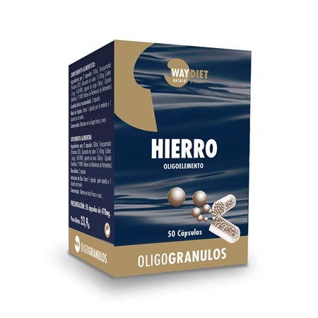 HIERRO OLIGOGRANULOS 50 CÁPSULAS DE WAYDIET