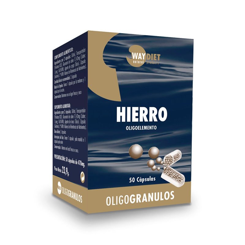 HIERRO OLIGOGRANULOS 50 CÁPSULAS DE WAYDIET