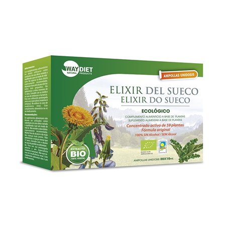 ELIXIR DEL SUECO BIO 20 AMPOLLAS CRISTAL DE WAYDIET