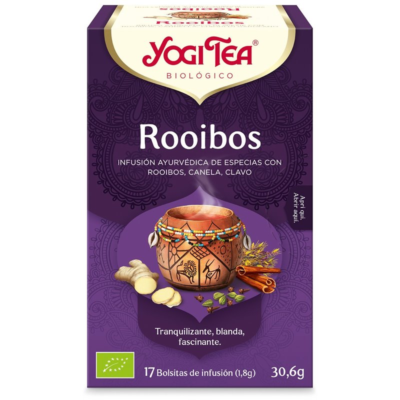 YOGI TEA ROOIBOS 17 BOLSITAS BIO