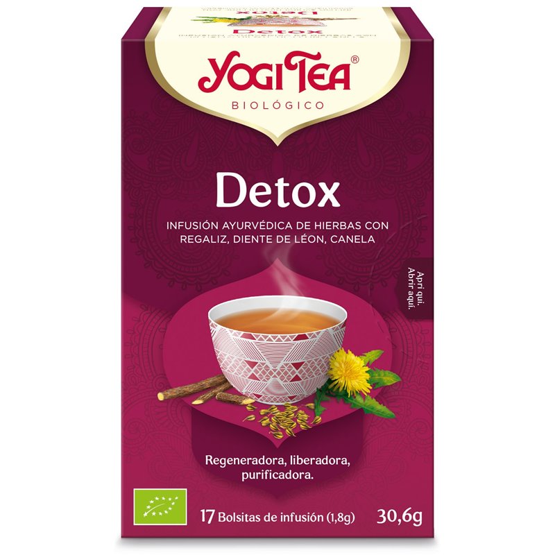 YOGI TEA DETOX 17 BOLSITAS BIO