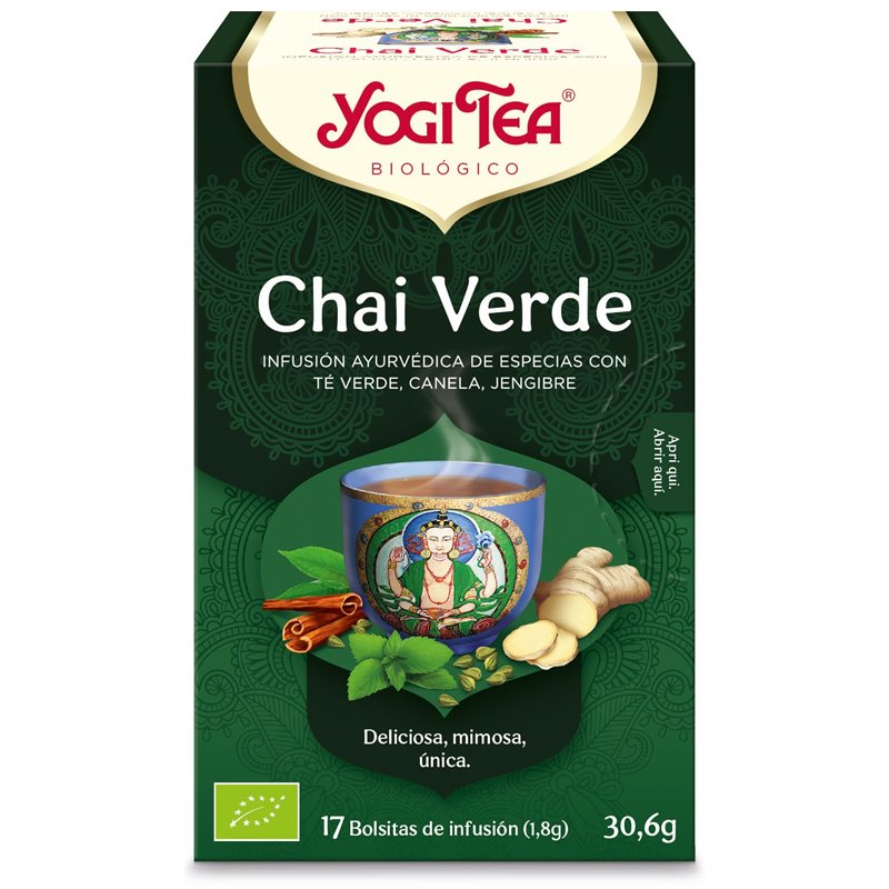 YOGI TEA CHAI VERDE 17 BOLSITAS BIO