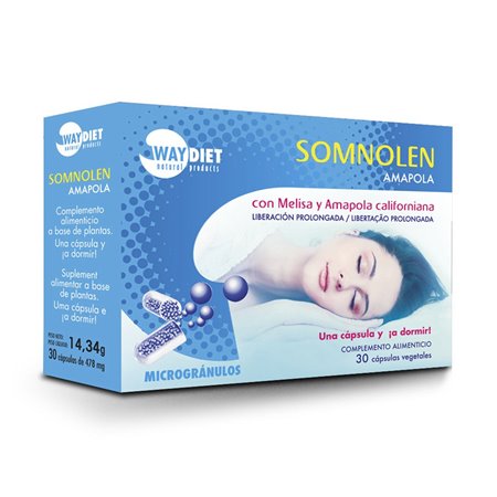 SOMNOLEN AMAPOLA DE CALIFORNIA 30 CÁPSULAS DE WAYDIET