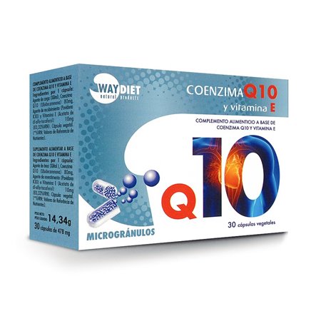 COENCIMA CoQ10 + VITAMINA E 30 CÁPSULAS DE WAYDIET