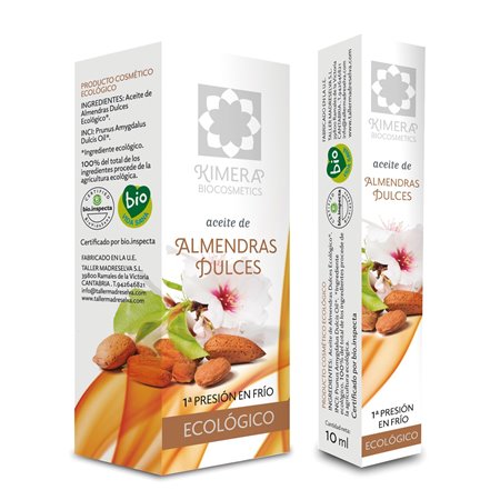ACEITE VEGETAL DE ALMENDRAS BIO EN ROLL-ON 10 ML DE KIMERA BIOCOSMETICS
