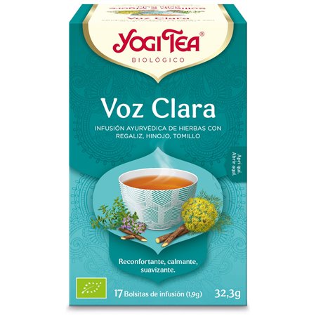 YOGI TEA VOZ CLARA (INVERNAL) 17 BOLSITAS BIO