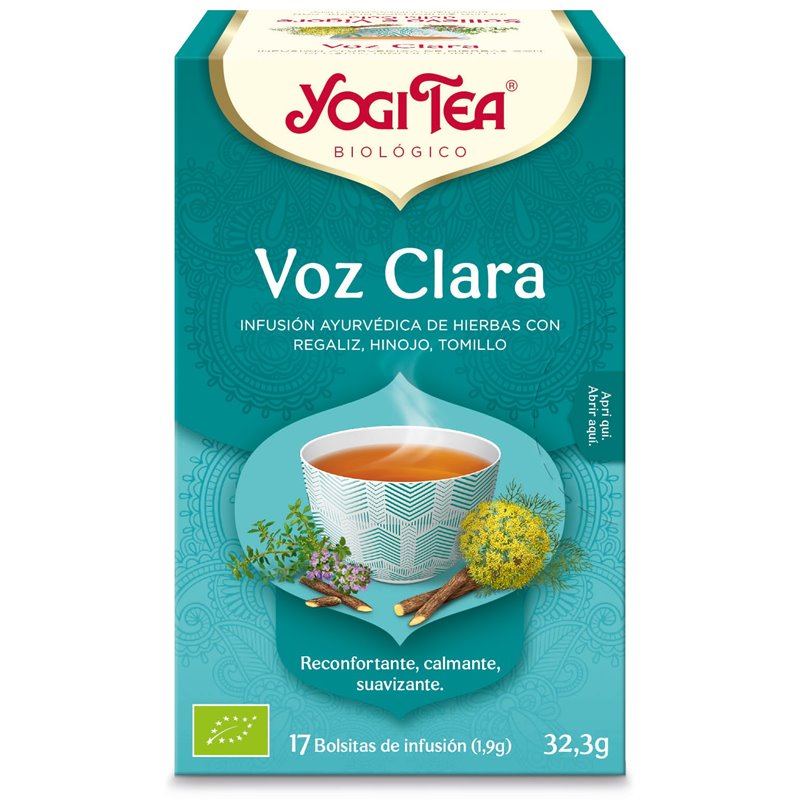 YOGI TEA VOZ CLARA (INVERNAL) 17 BOLSITAS BIO