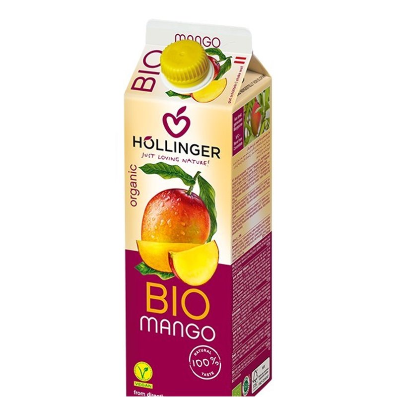 ZUMO DE MANGO BIO DE 1 LITRO DE HOLLINGER