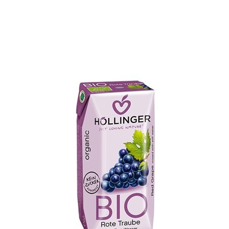 ZUMO DE UVA ROJA BIO DE 200 ML DE HOLLINGER