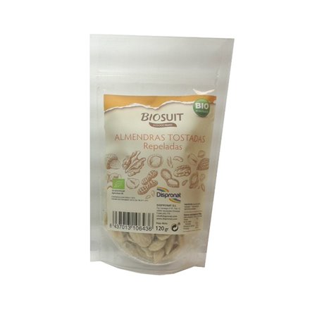 ALMENDRAS TOSTADAS REPELADAS ECO 120 GR BIOSUIT
