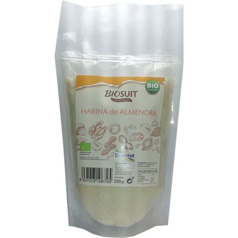 HARINA DE ALMENDRAS ECO 250 GR BIOSUIT