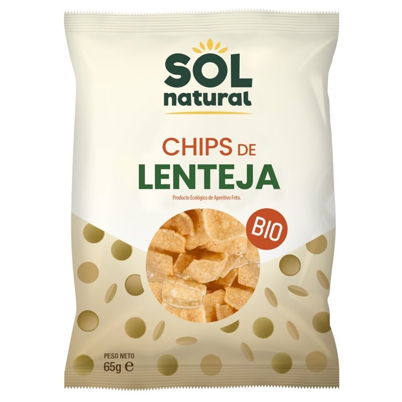 CHIPS VEGETALES DE LENTEJAS 65 GR BIO DE SOLNATURAL
