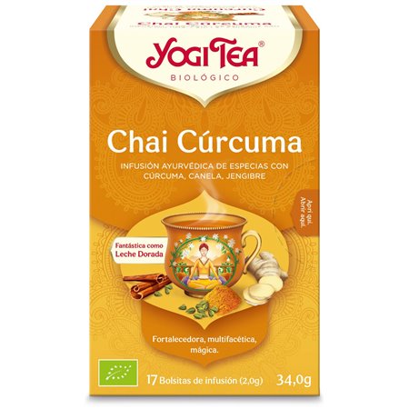 YOGI TEA CURCUMA CHAI 17 BOLSITAS BIO