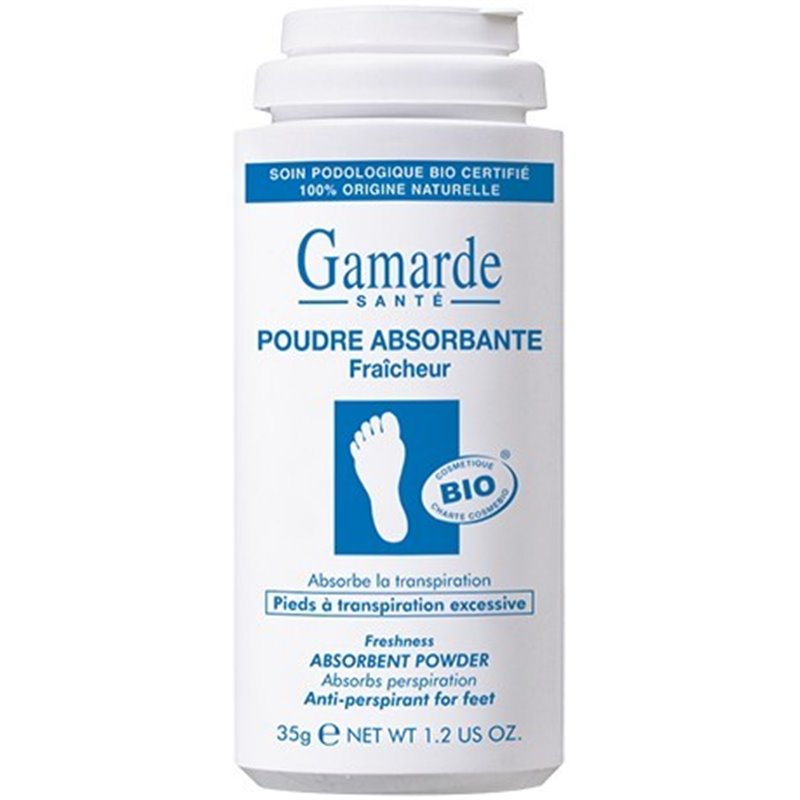 POLVO ABSORBENTE DE PIES 100 GR DE GAMARDE