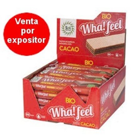 SNACKS DULCES WHA! FEEL ESPELTA CACAO (20 UDS x 30 GR) BIO DE SOLNATURAL