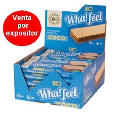 SNACKS DULCES WHA! FEEL ESPELTA COCO (20 UDS x 30 GR) BIO DE SOLNATURAL