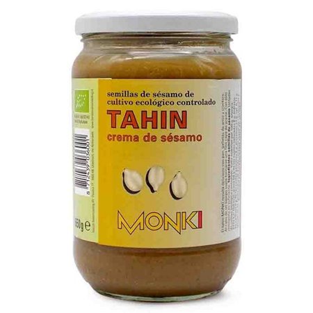 TAHIN (CREMA DE SESAMO TOSTADO) SIN SAL 650 GR ECO DE MONKI