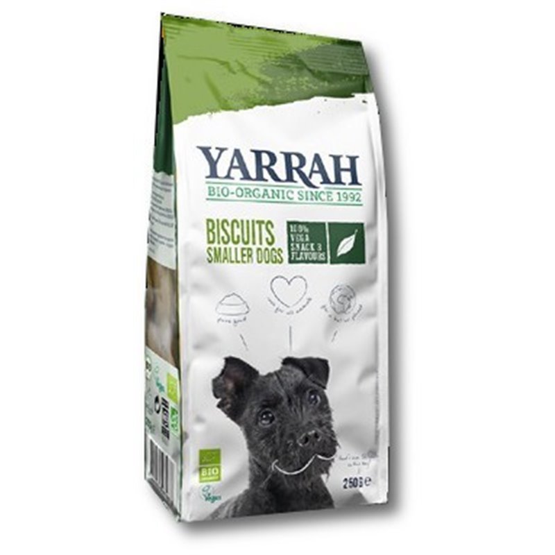 COMIDA PERROS GALLETAS VEGANAS CON ALGAS ECO 250 GR DE YARRAH