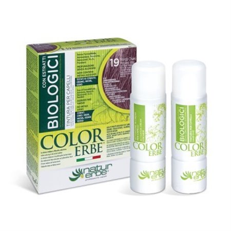 BIO COLOR ERBE Nº 19 RUBIO CLARO DORADO IRISE 130 ML DE BIO NATUR ERBE