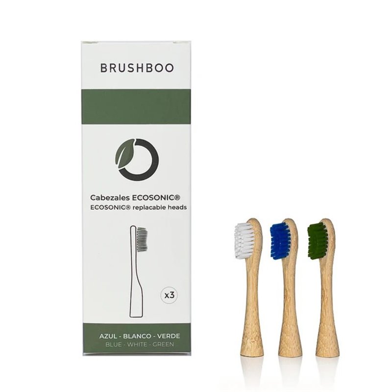 CABEZAL RECAMBIO CEPILLO ELÉCTRICO ECOSONIC DE BRUSHBOO