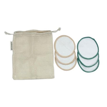 DISCOS DESMAQUILLANTES CAJA BAMBÚ + MALLA DE BRUSHBOO