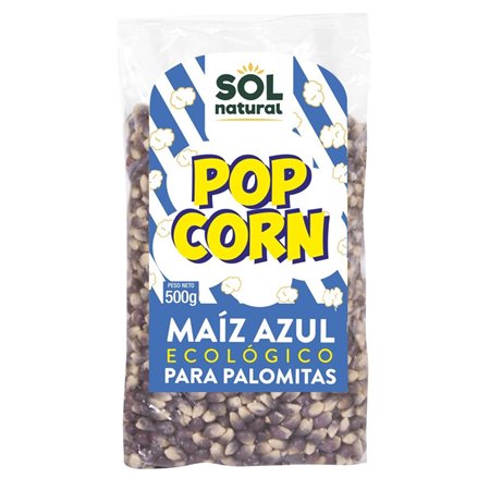 MAIZ AZÚL PARA PALOMITAS SIN GLUTEN BIO 500 GR DE SOLNATURAL
