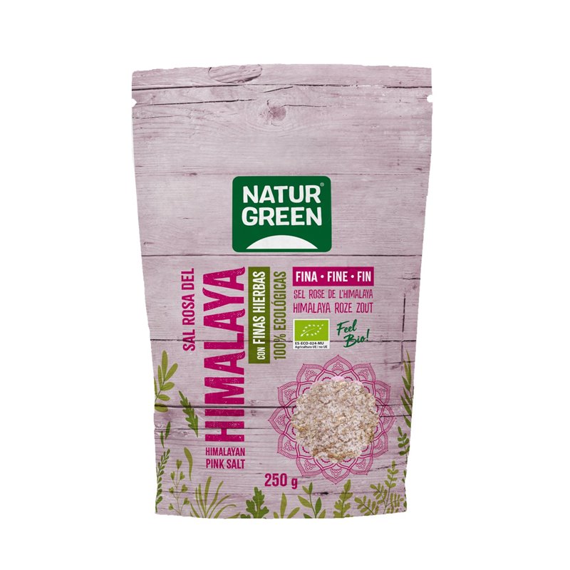 SAL DEL HIMALAYA FINA A LAS FINAS HIERBAS 250 GR DE NATURGREEN
