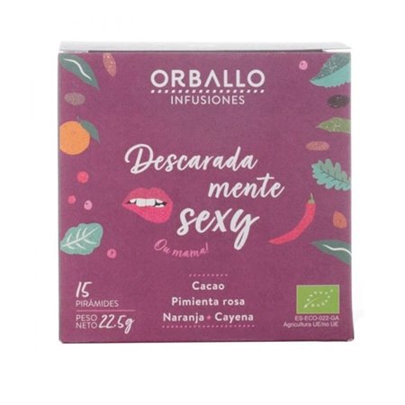 INFUSIÓN "DESCARADAMENTE SEXY" 15 PIRÁMIDES ECO DE ORBALLO