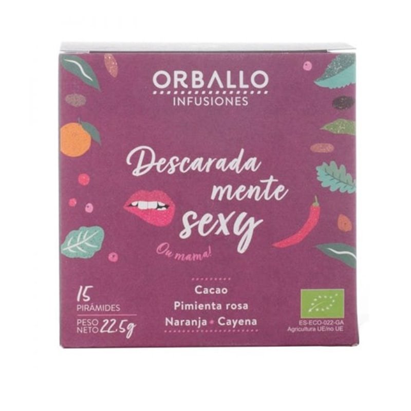 INFUSIÓN "DESCARADAMENTE SEXY" 15 PIRÁMIDES ECO DE ORBALLO