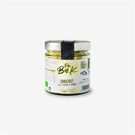 CHUCRUT DE COL, PUERRO Y KOMBU 350GR ECO DE BIO-K