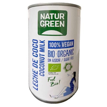 LECHE DE COCO EN LATA 400 ML DE NATURGREEN