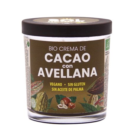 CREMA DE CACAO CON AVELLANA 200 GR DE SOLNATURAL