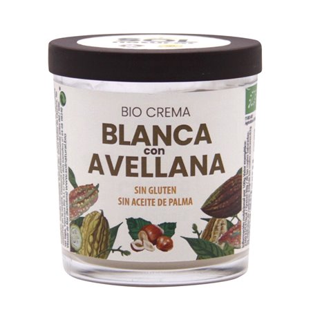 CREMA BLANCA CON AVELLANA 200 GR DE SOLNATURAL