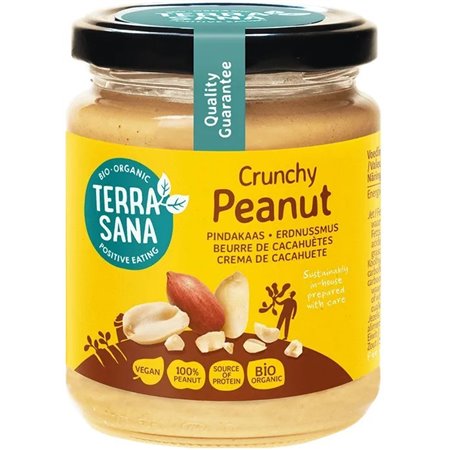 CREMA CACAHUETE TROZOS 250 GR DE TERRASANA