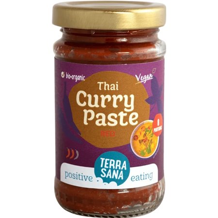 PASTA DE CURRY ROJO THAILANDÉS 120 GR DE TERRASANA