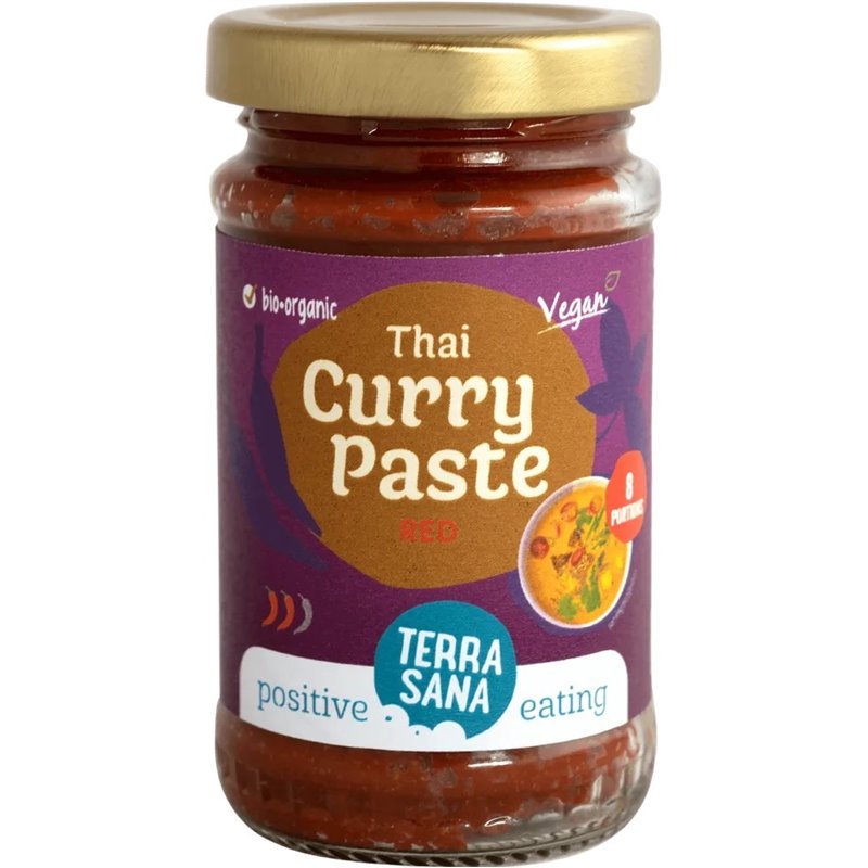 PASTA DE CURRY ROJO THAILANDÉS 120 GR DE TERRASANA