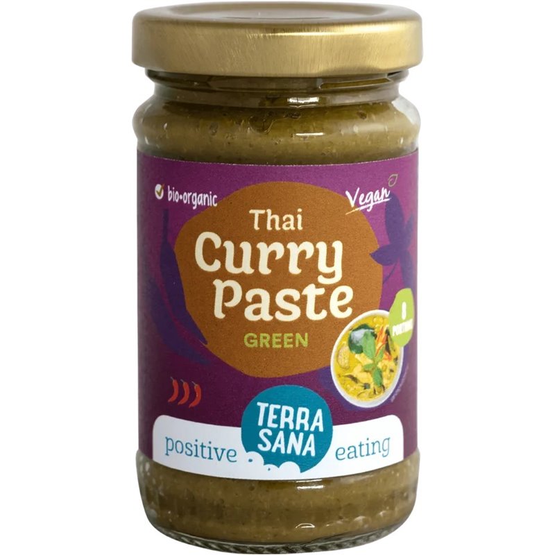 PASTA DE CURRY VERDE THAILANDÉS 120 GR DE TERRASANA