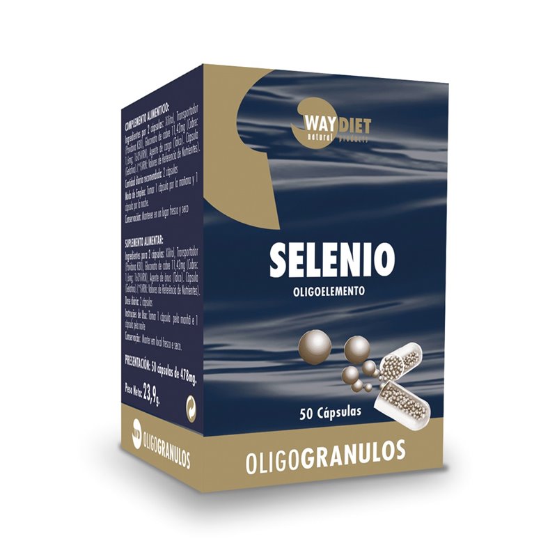 SELENIO OLIGOGRANULOS 50 CÁPSULAS DE WAYDIET
