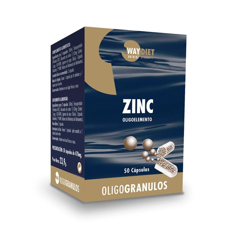 ZINC OLIGOGRANULOS 50 CÁPSULAS DE WAYDIET