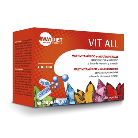 VIT ALL MULTIVITAMINAS 30 CÁPSULAS DE WAYDIET