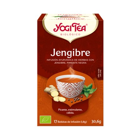 YOGI TEA JENGIBRE BIO 17 BOLSITAS