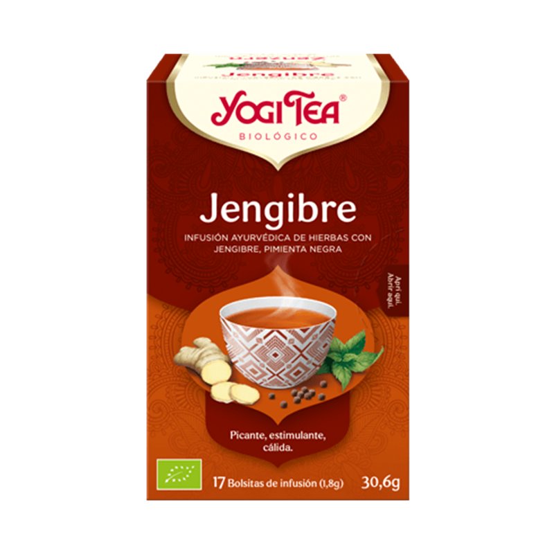 YOGI TEA JENGIBRE BIO 17 BOLSITAS