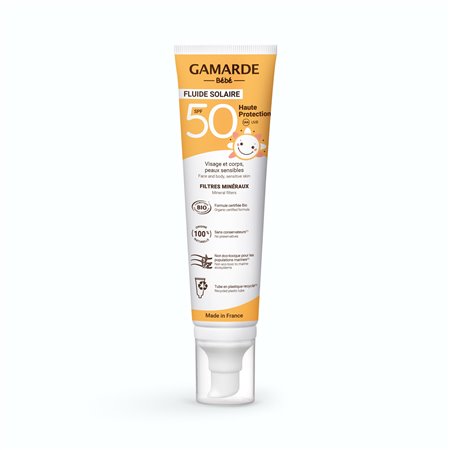 CREMA PROTECTOR SOLAR BEBE FACTOR 50 BIO100 ML DE GAMARDE