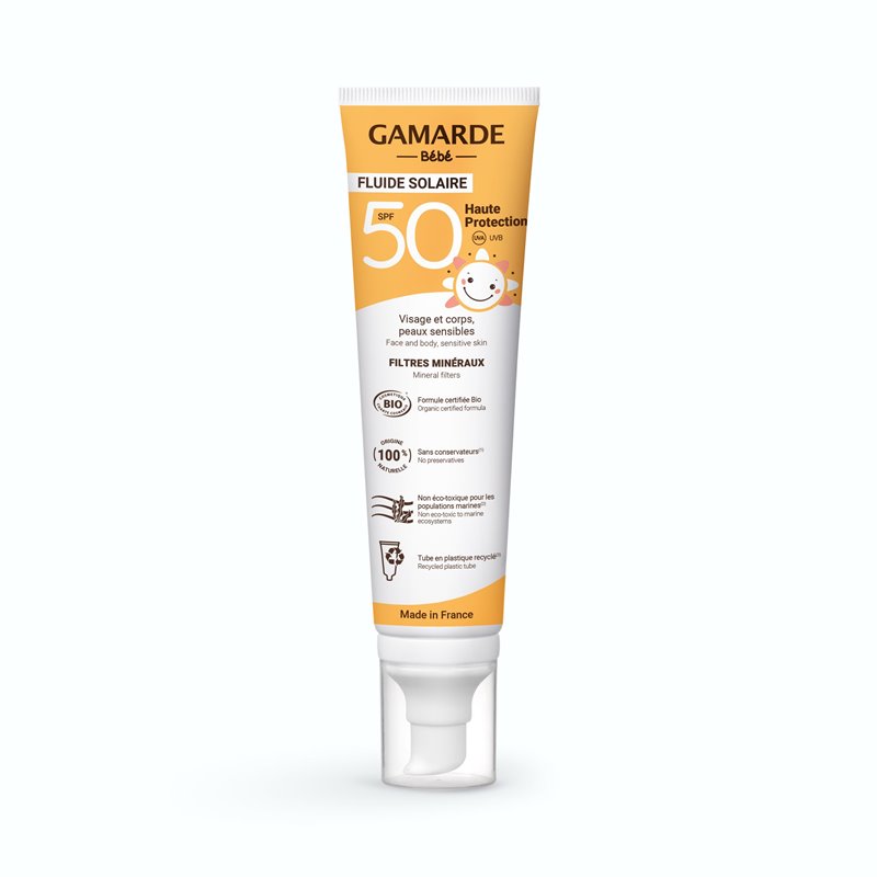 CREMA PROTECTOR SOLAR BEBE FACTOR 50 BIO100 ML DE GAMARDE