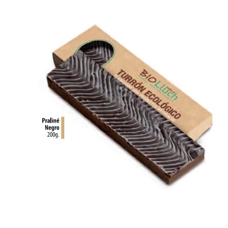 TURRON LLUCH ECO PRALINE NEGRO 200 GR
