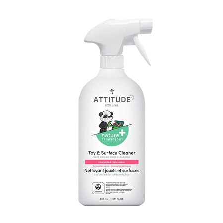 LIMPIA JUGUETES Y SUPERFICIES SIN PERFUME 800ML ECO (ATTITUDE)