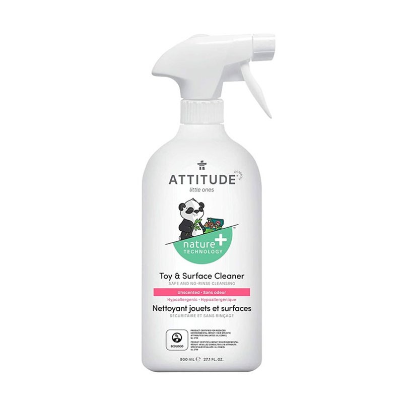 LIMPIA JUGUETES Y SUPERFICIES SIN PERFUME 800ML ECO (ATTITUDE)