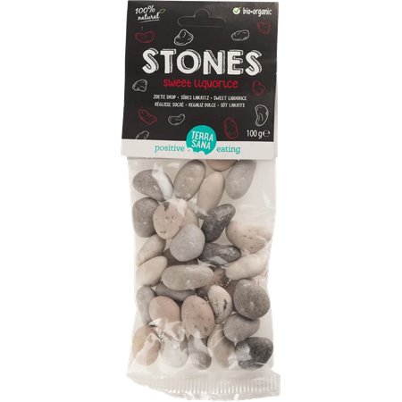REGALIZ DULCE STONES 100 GR BIO SIN GLUTEN DE TERRASANA